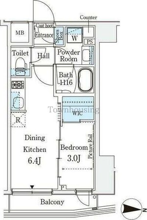 イプセ押上の物件間取画像